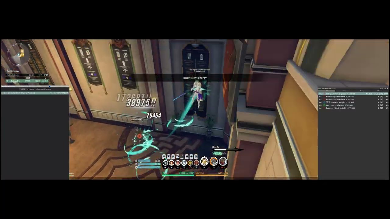 BPSR: Rank 1 Sky Knight 280K ST / 375K DPS Rotations.