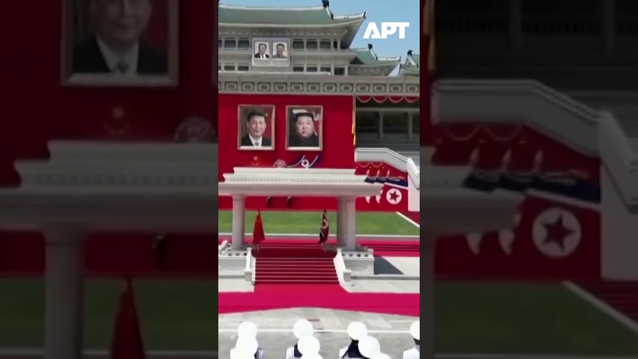 North Korea Hosts Grand Official Ceremony For Xi Jinping At Capital Square | APT