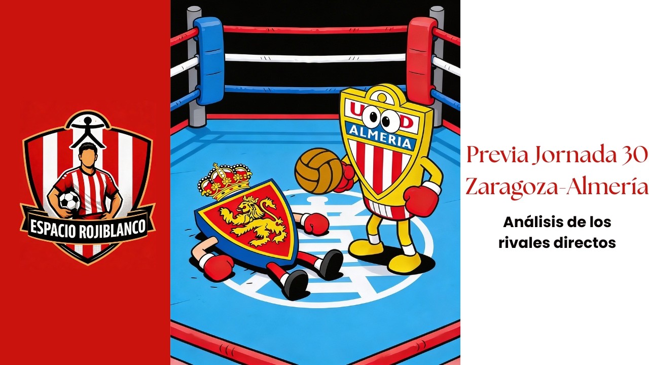 Previa Jornada 30: Zaragoza-Almería (como no ganemos me da algo) y análisis de los rivales directos.