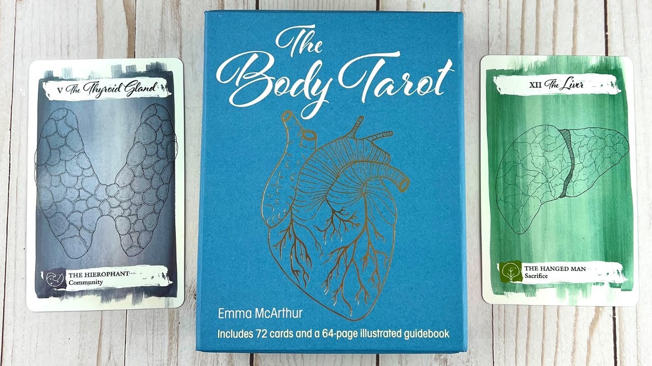The Body Tarot Cards | Anatomical Themed Tarot Deck | Full HD Flip Through