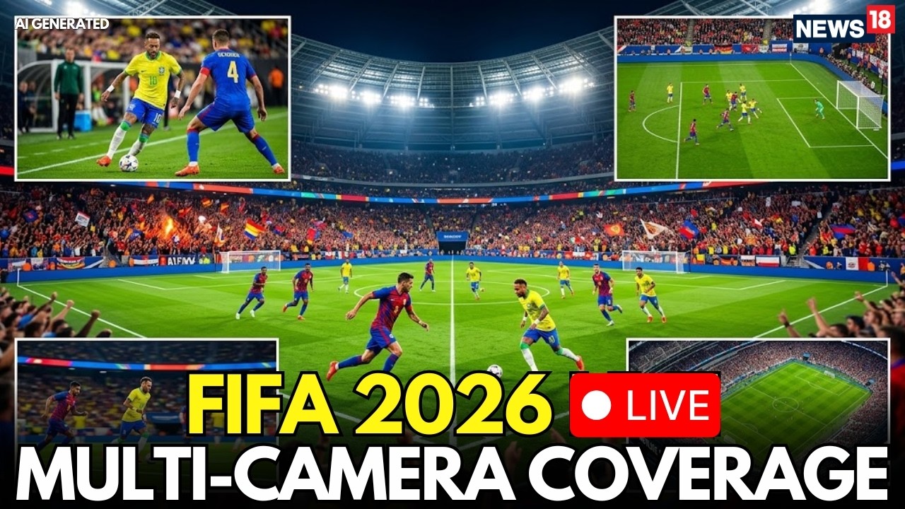 FIFA 2026 World Cup LIVE: Multi-Camera Coverage, Match Highlights & Fan Reactions | Football | FIFA