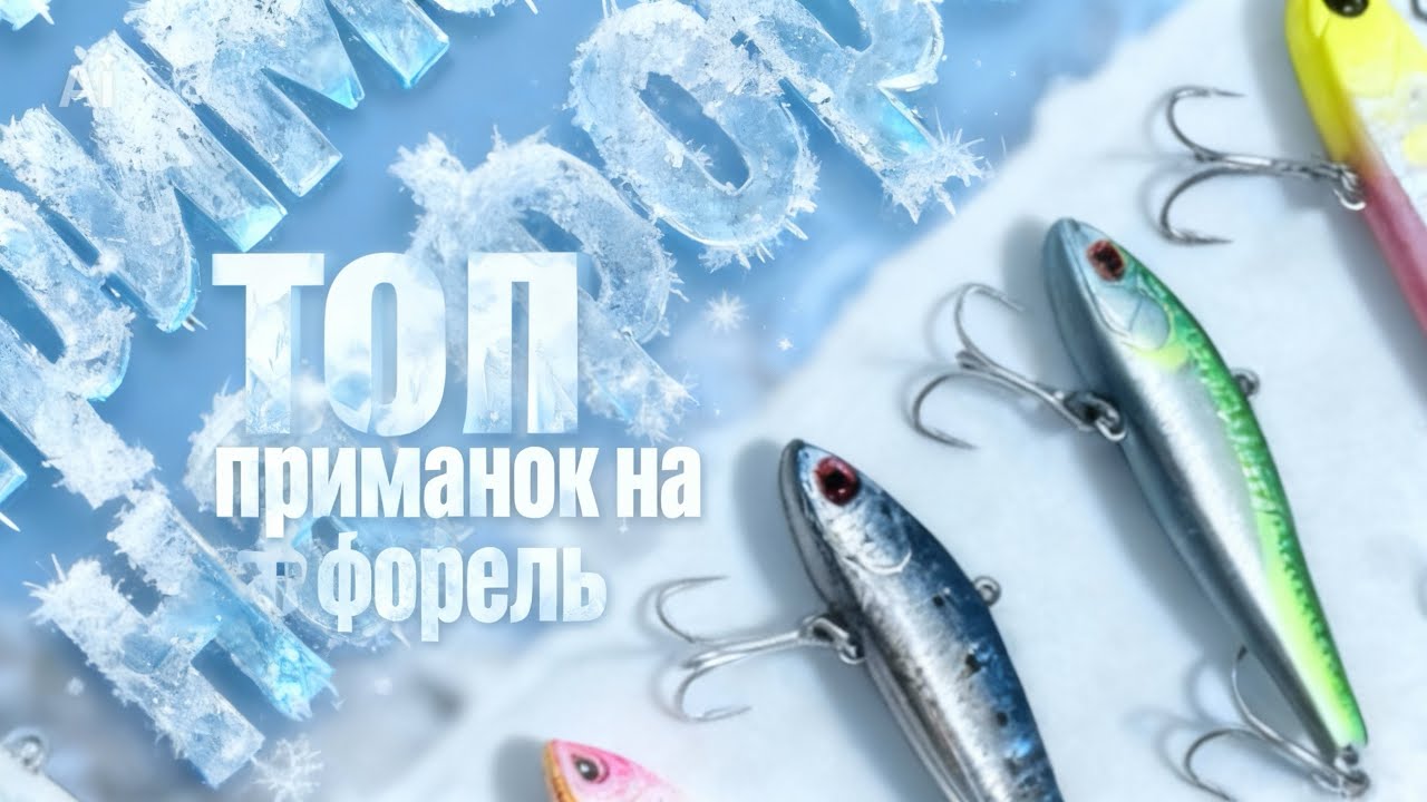Топ приманок на форель. Зимняя рыбалка 