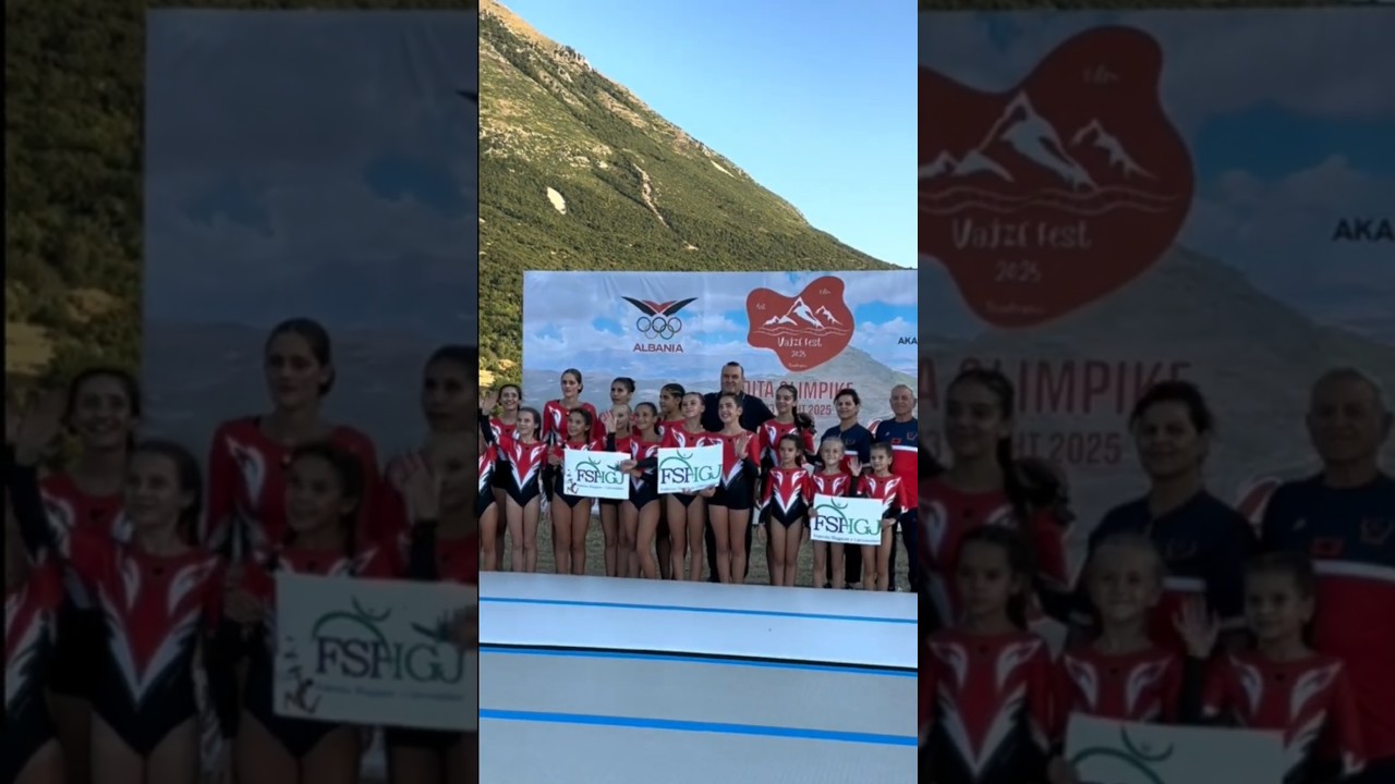 Aktivitete e vitit 2025 Vllaznia 🤸‍♀️ #albania #sports #gymnastics