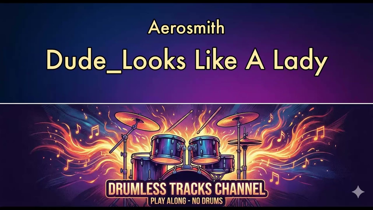 Aerosmith - Dude_Looks Like A Lady - Drumless