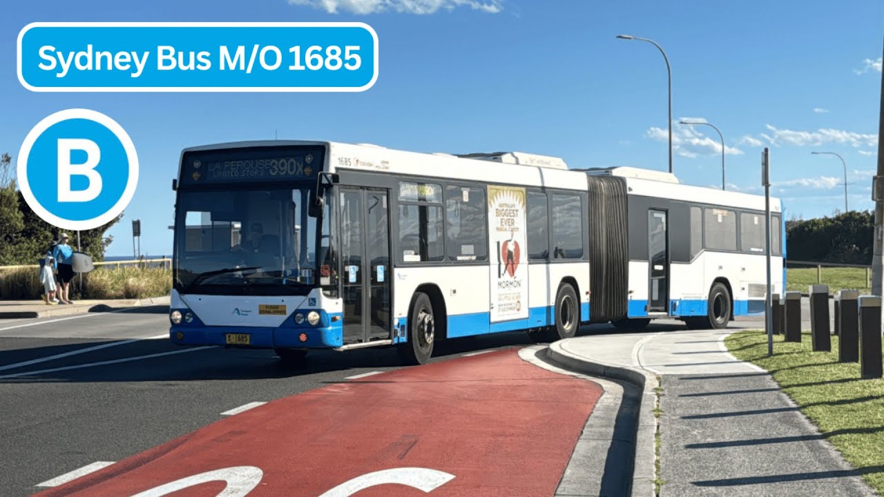 Sydney Transport Vlog 160: Sydney Bus M/O 1685 with LOUD diff || Volvo B12BLEA Custom CB60 euro 3