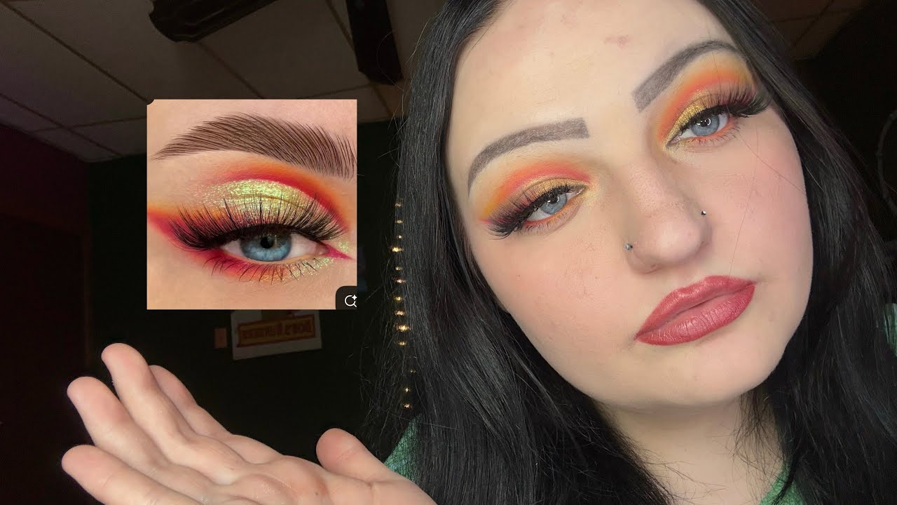 New Makeup Look Monday! attempting a pinterest eyeshadow look… here’s how it went 