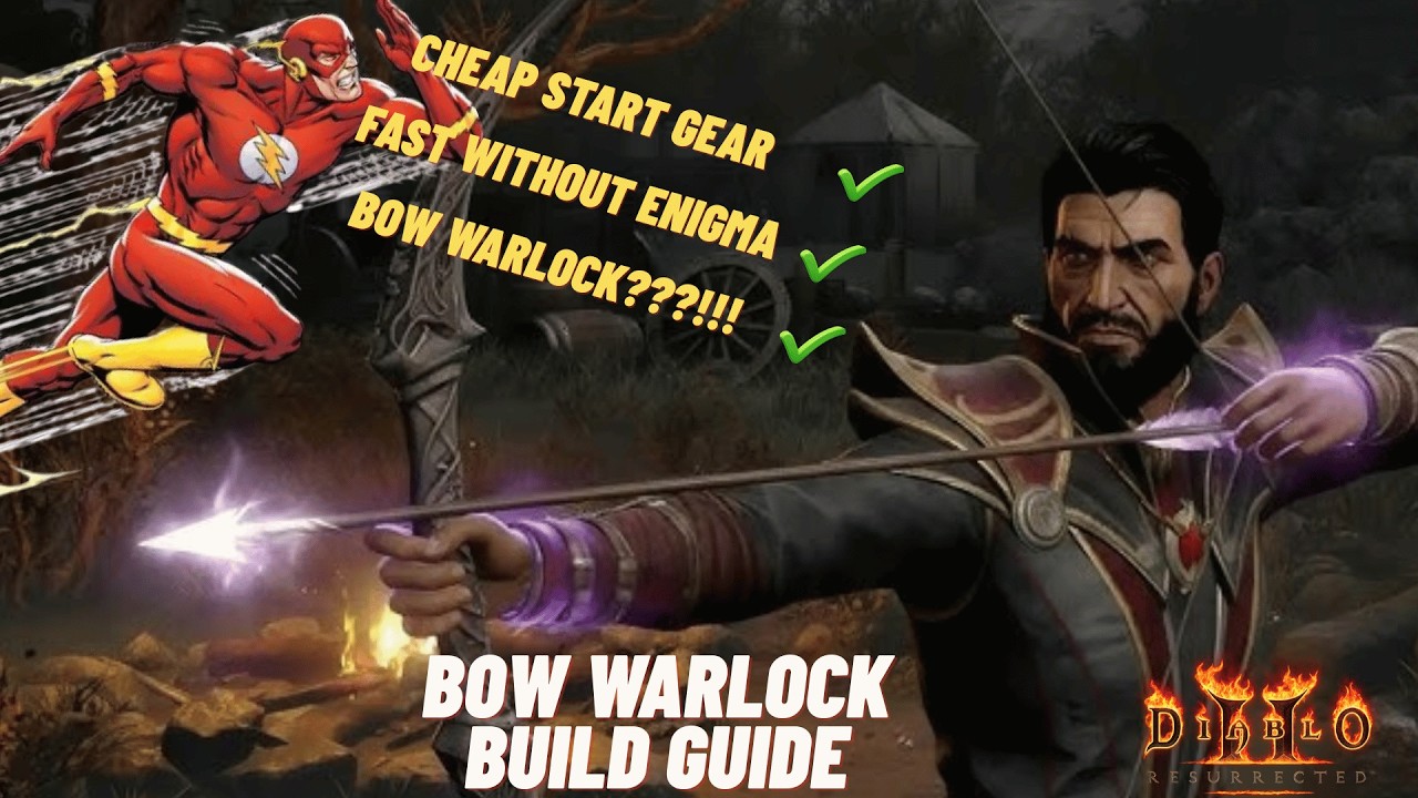 BOW WARLOCK is FAST even WITHOUT Enigma in TERROR ZONES! - D2R Reign of Warlock Build Guide