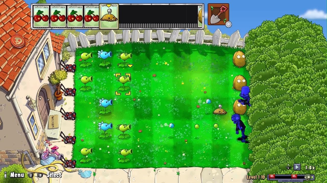 Plants vs. Zombies™: Replanted (PS5) Level 1-10 (New Game Plus)