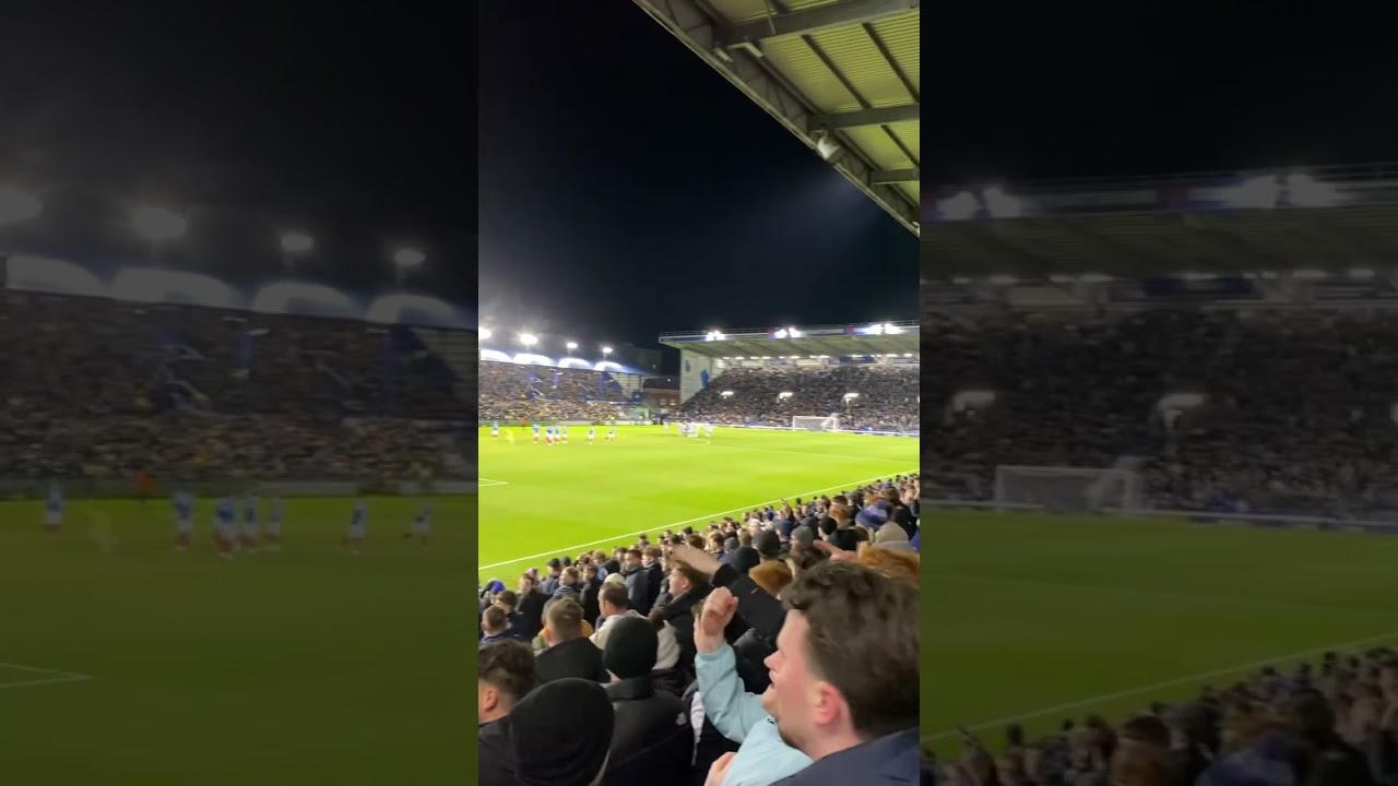 Portsmouth vs Millwall Atmosphere last night at Fratton Park #657 #FrattonPark #millwallfc #millwall