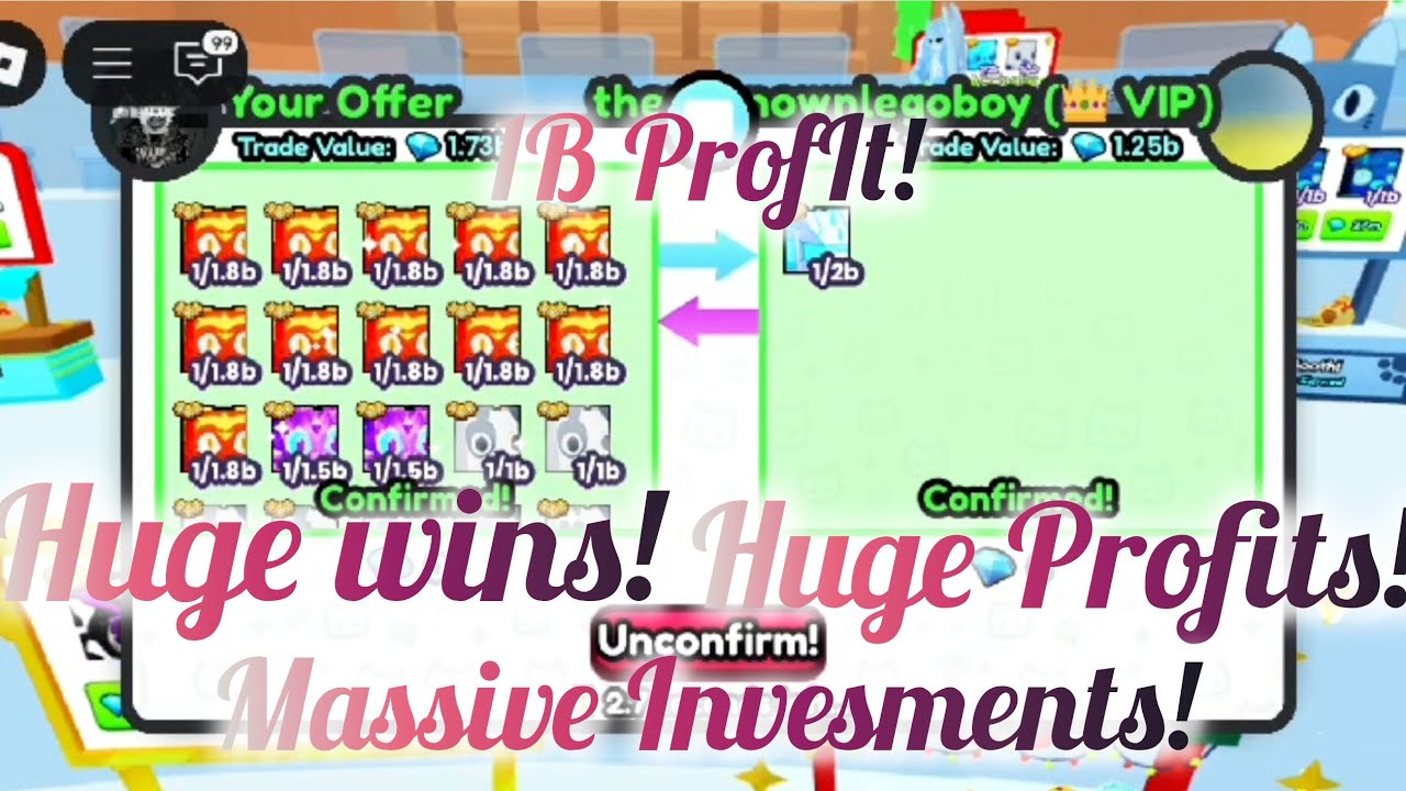 Pets Go Trading Montage #5 1B PROFITS MASSIVE INVESTMENTS AND MASSIVE WINS! AND GIVEAWAY!