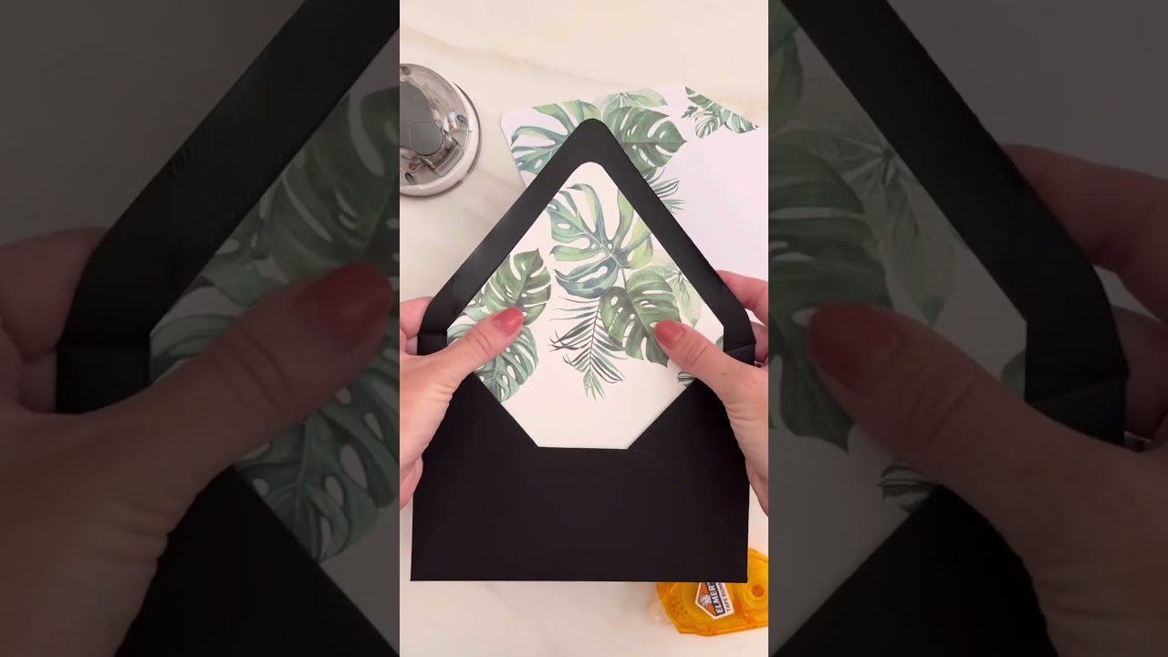 Envelope Liners for DIY Wedding Invitations