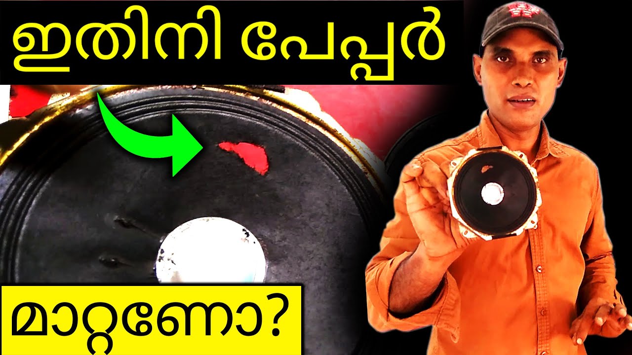 SPEAKER Cone paper കീറി പോയാൽ #Shorts