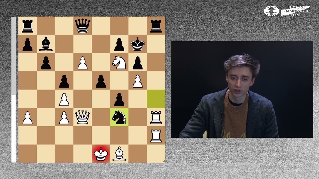 GM Daniil Dubov analyzes Game 8 - Ding vs Nepomniachtchi