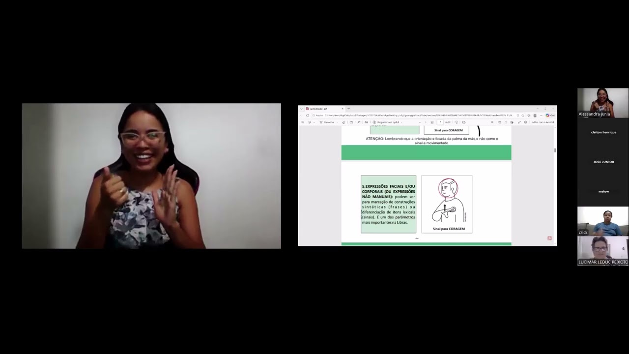 ontem zoom aula porf.: alessnadra ensinar tema: Gramática 11/03/2026
