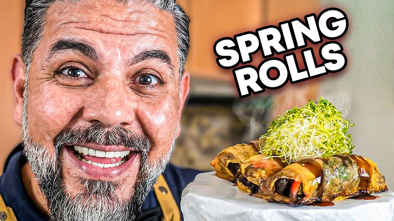 Healthy Spring Rolls That Taste Illegal (Air Fryer Crispy Recipe)