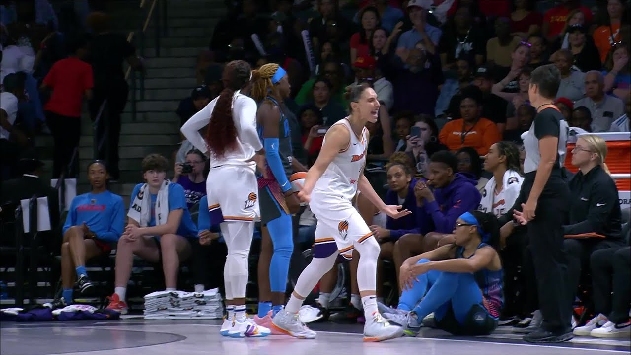 🫢 FLAGRANT, Taurasi SHOVES Allisha Gray Out Of Bounds | Phoenix Mercury vs Atlanta Dream WNBA