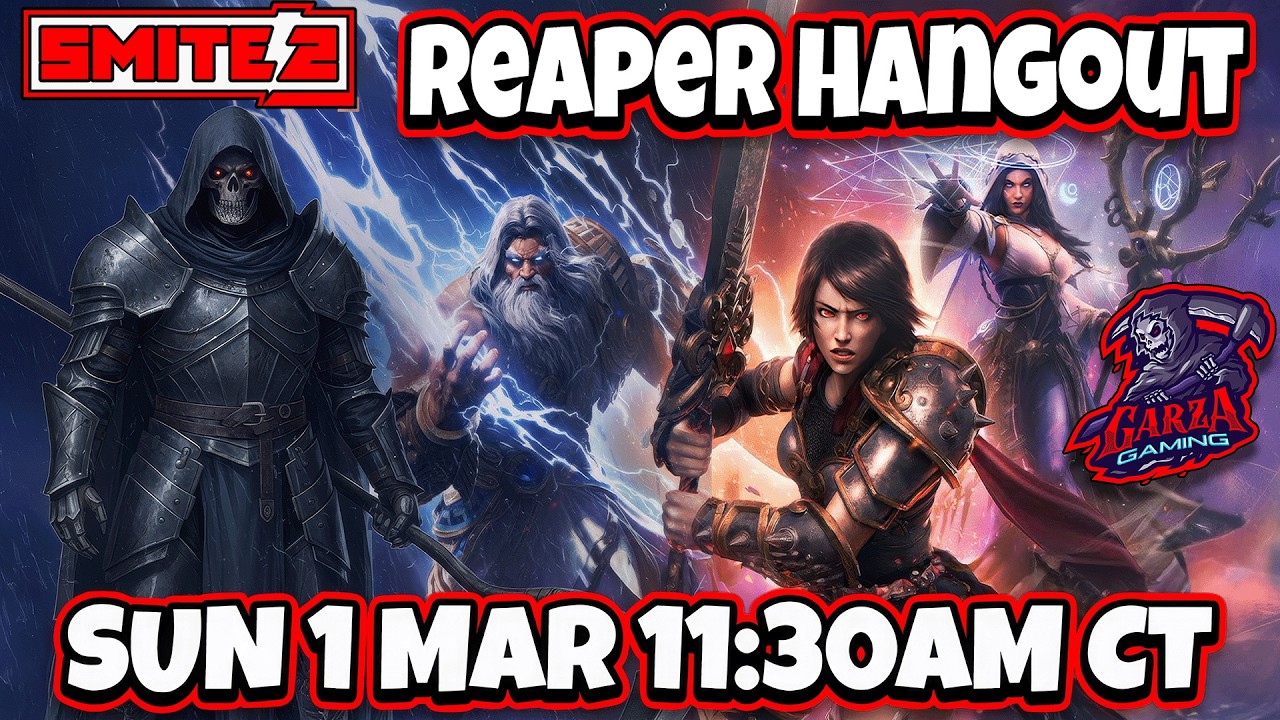 SMITE 2 - Darkgarza Playing Smite 2 Arena With His Reapers