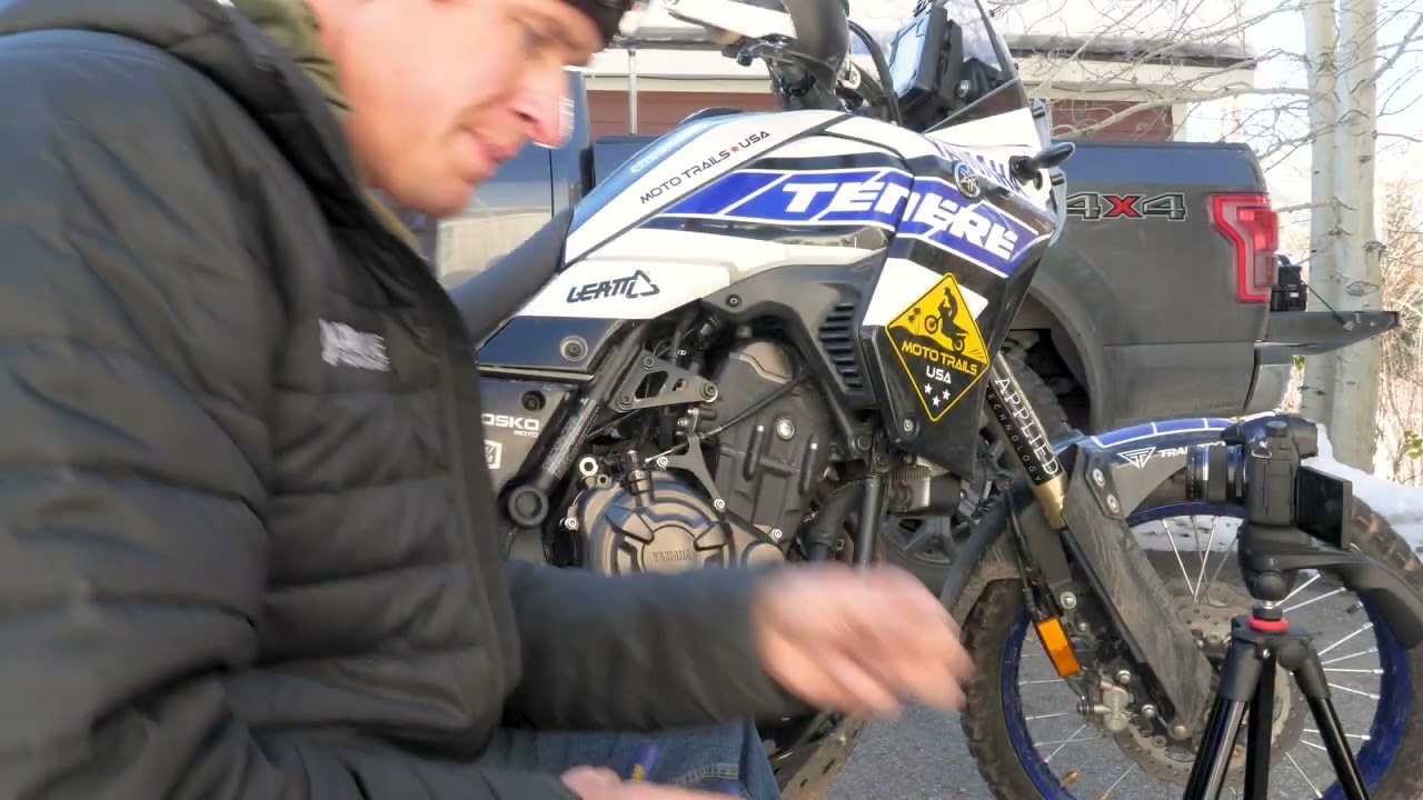 Camel ADV One-Finger Clutch - Tenere 700 Install | 4K