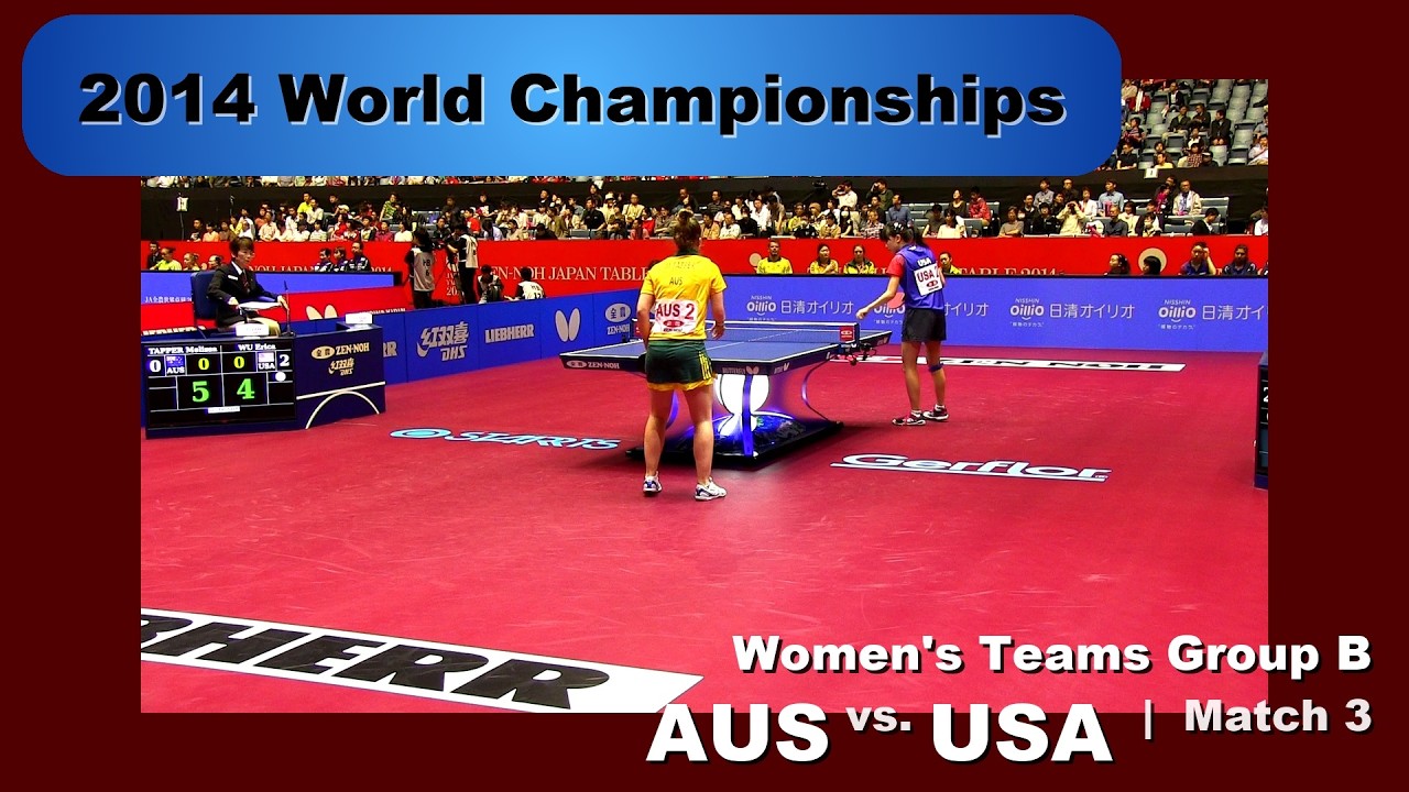 2014 WTTC Women's Team - Group B: AUS - USA Match 3: Melissa Tapper v Erica Wu