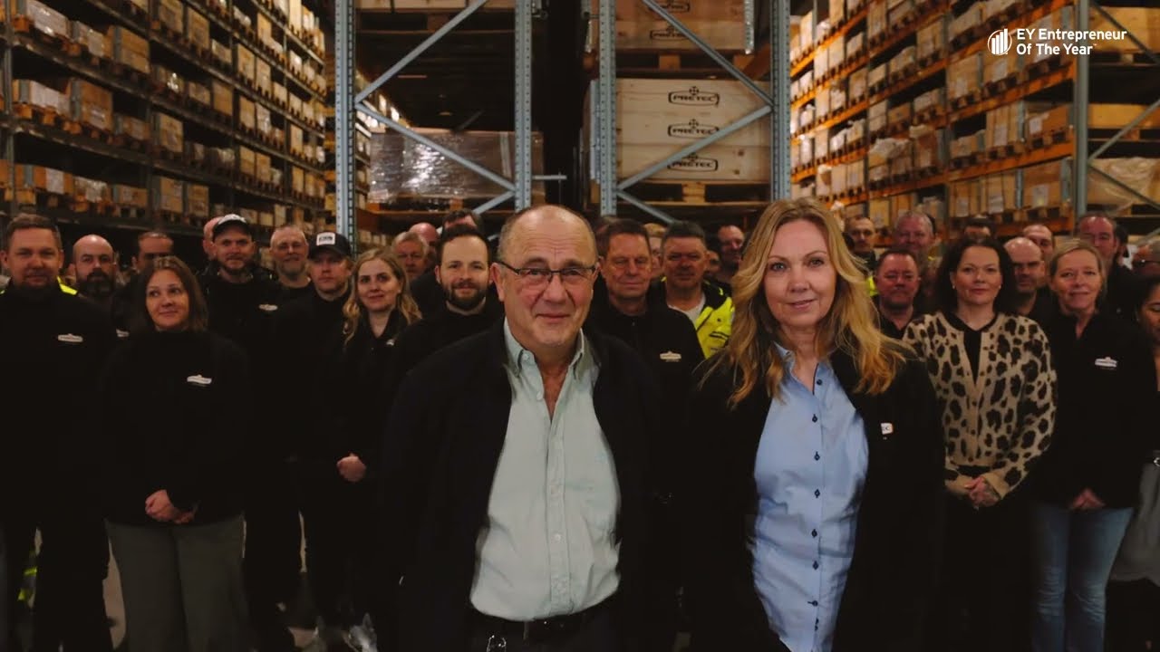 Karlsen og Pettersen i Pretec Group AS - EY Entrepreneur Of The Year-finalist 2025