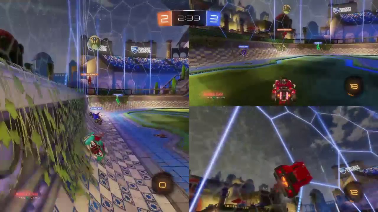 BAbaxta Studios Rocket League with AHeckman2 and Hooded Royalty