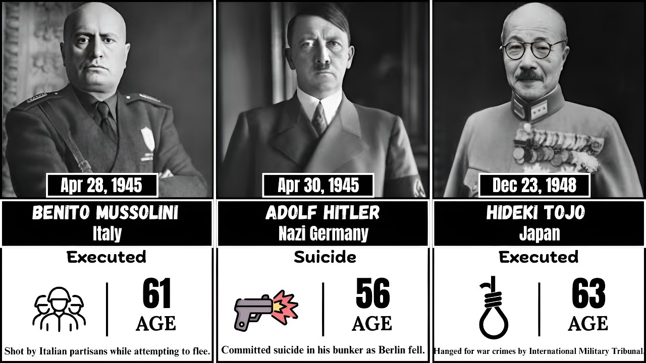 Unbelievable! How the World’s Most Feared Dictators Met Their End 💀