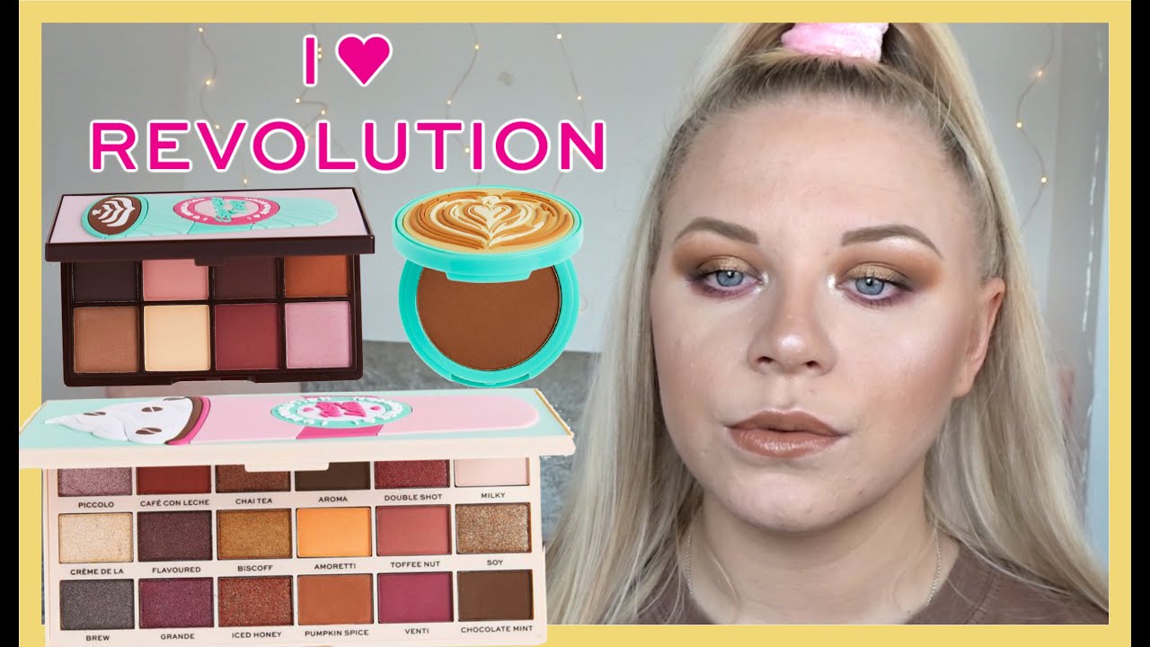 NEW I HEART REVOLUTION COFFEE COLLECTION ☕️ | makeupwithalixkate