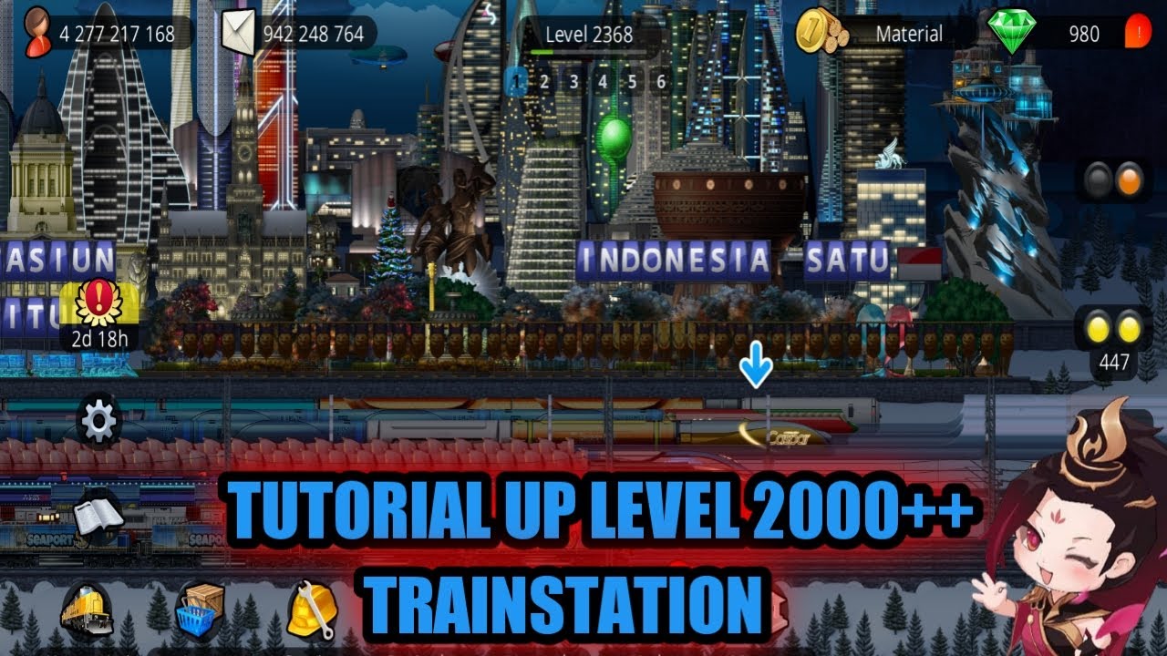 SPENDING GOLD 10T UP LEVEL 2000++ - Trainstation Railroad Tycoon