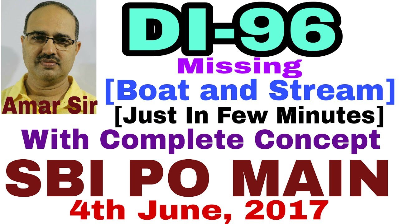 SBI PO MAIN | 4th June,2017 | Memory Based | Missing Data Interpretation-96 |Unique Method #Amar Sir
