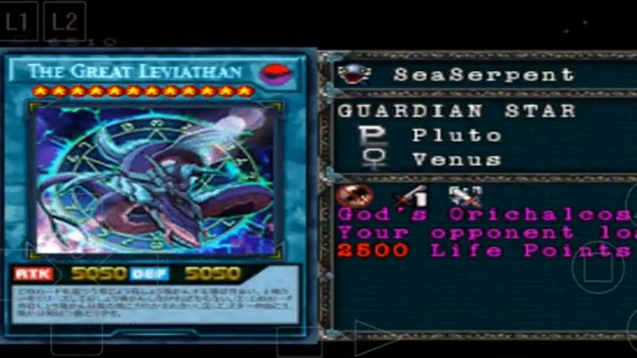 Yu-Gi-Oh! Forbidden Memories - Rising Of Wicked Gods. Get!  The Great Leviathan 