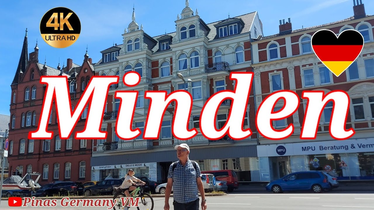 Minden City, Germany. Walking Tour.