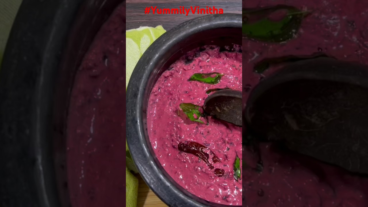 Beetroot Symphony: A Colorful Twist on Pachadi!  