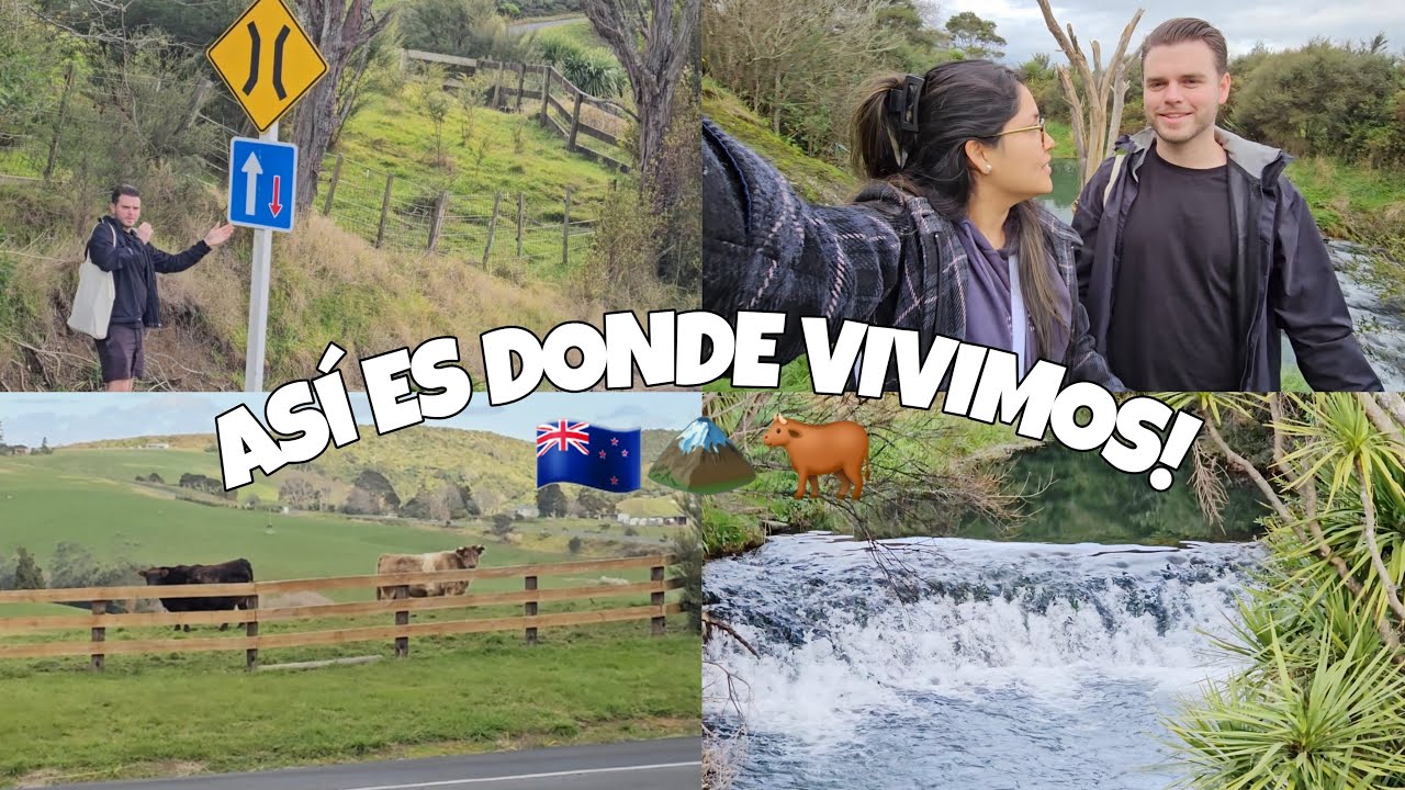HAY CASCADAS! COMO ES VIVIR EN EL CAMPO EN NUEVA ZELANDA? | Josh & Vane