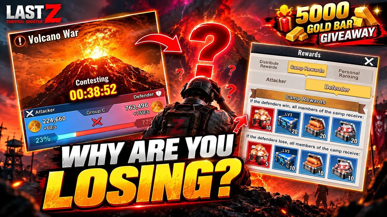 🌋Volcano War: DON'T Make These Mistakes | The most COMPLETE Guide! | Last Z Survival Shooter
