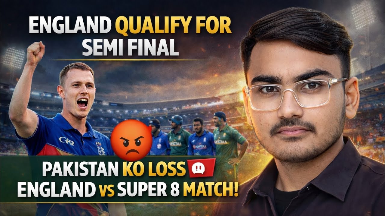 Pakistan vs England super 8 pak lose 🤬Pakistan qualify for semi final 