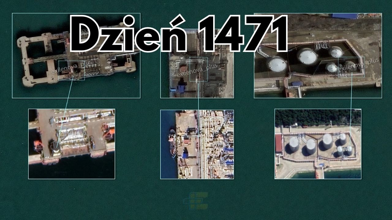 Tak wygląda rosyjski port po ataku dronów. Dzień 1471