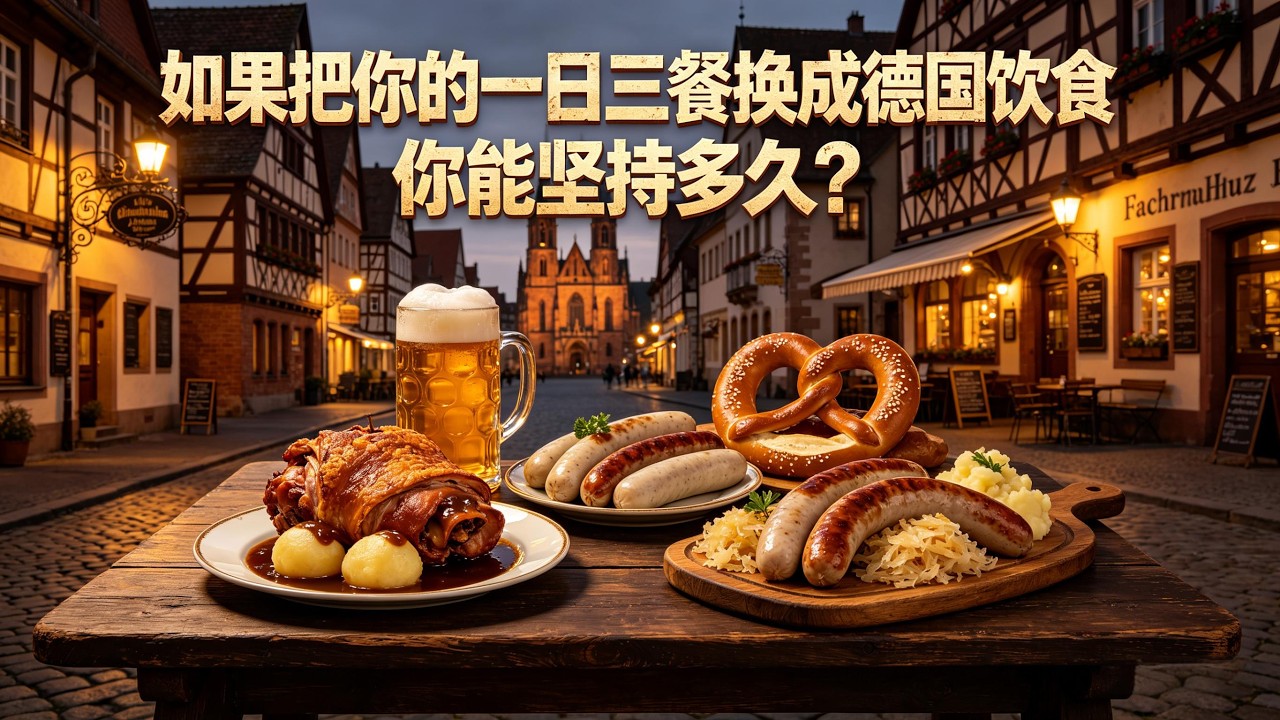 如果把你的一日三餐换成德国饮食，你能坚持多久？#德国 #一日三餐 #食物 #美食 #饮食历史 #饮食文化