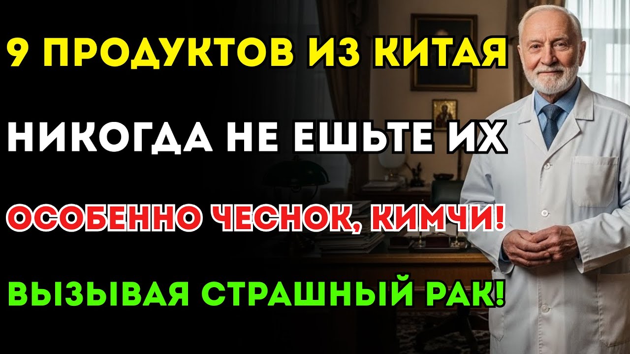 Никогда не ешьте эти 9 продуктов из Китая! Особенно кимчи! Они отнимут 20 лет вашей жизни