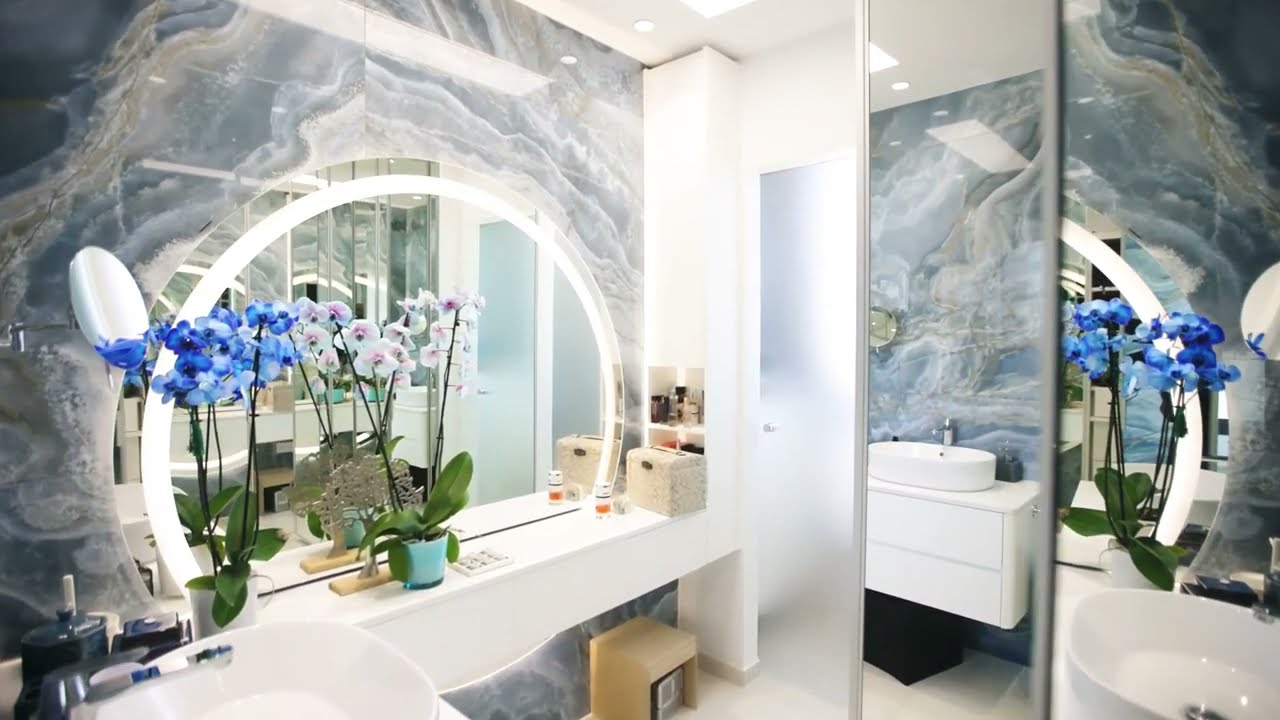 Blissful living at home - Shower and Makeup area