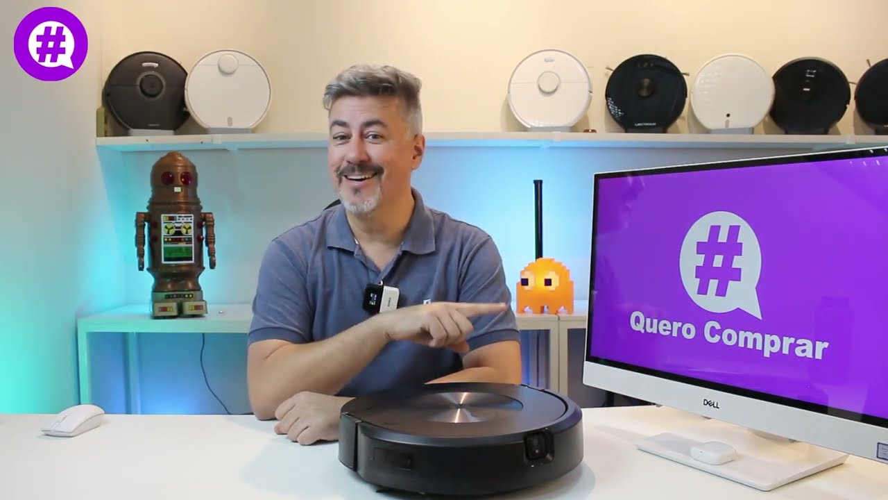 Review Robô Aspirador iROBOT Combo J7 - @querocomprar