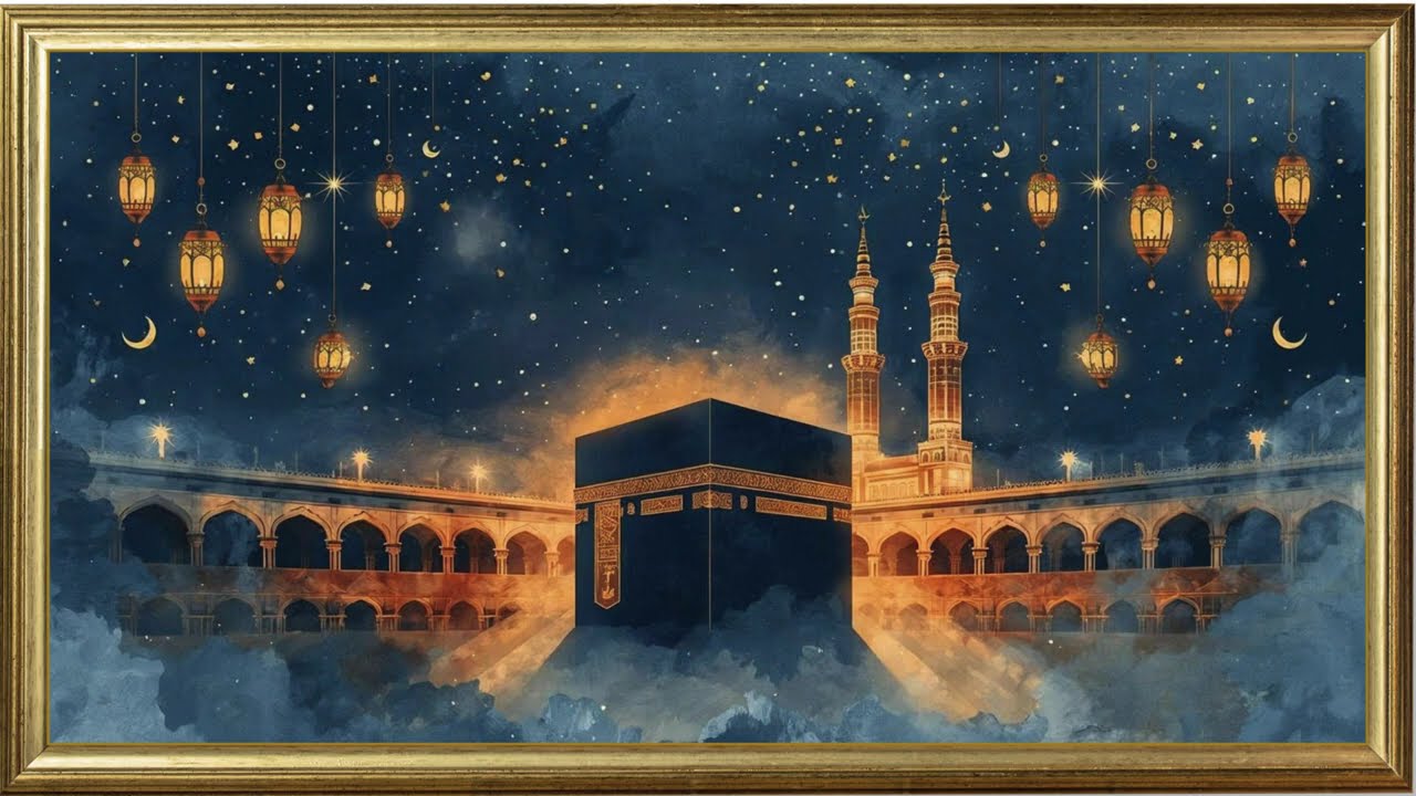 Kaaba Islamic Wall Art in 4K | Peaceful TV Display for Home or Office