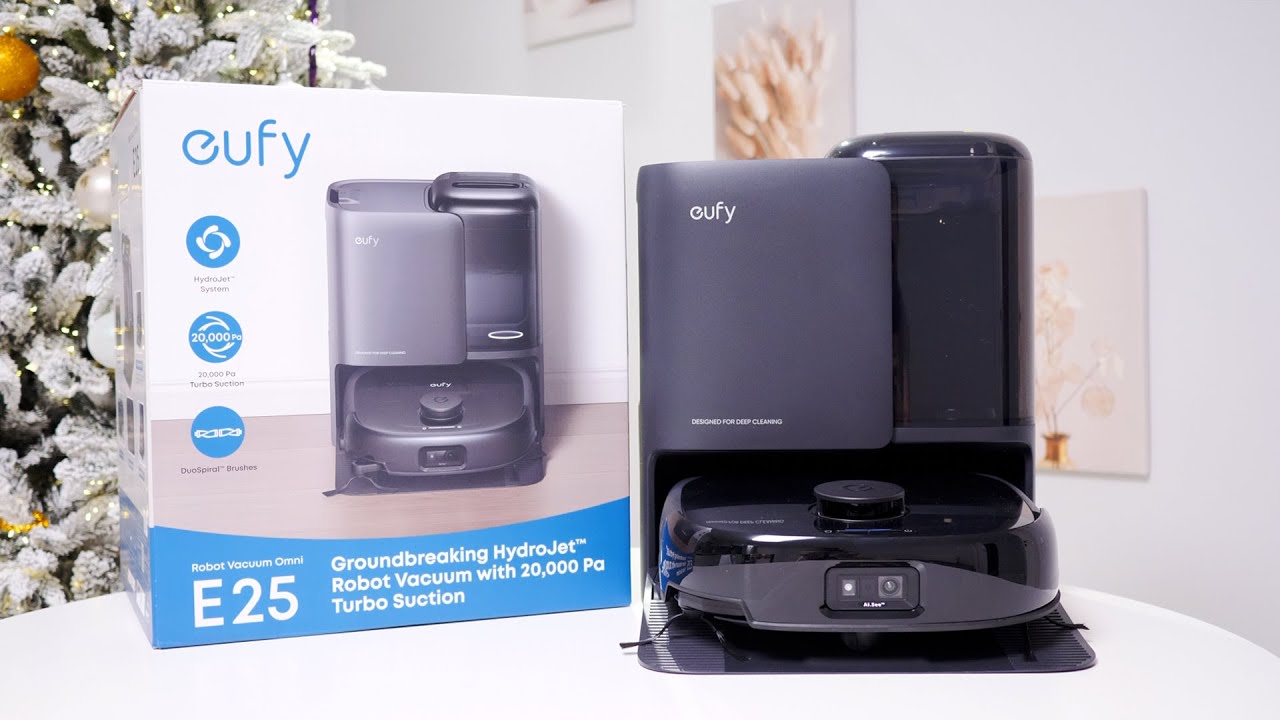 ОБЗОР РОБОТ-ПЫЛЕСОСА ANKER EUFY OMNI E25 с функцией трековой уборки и большим моющим валиком за 50k