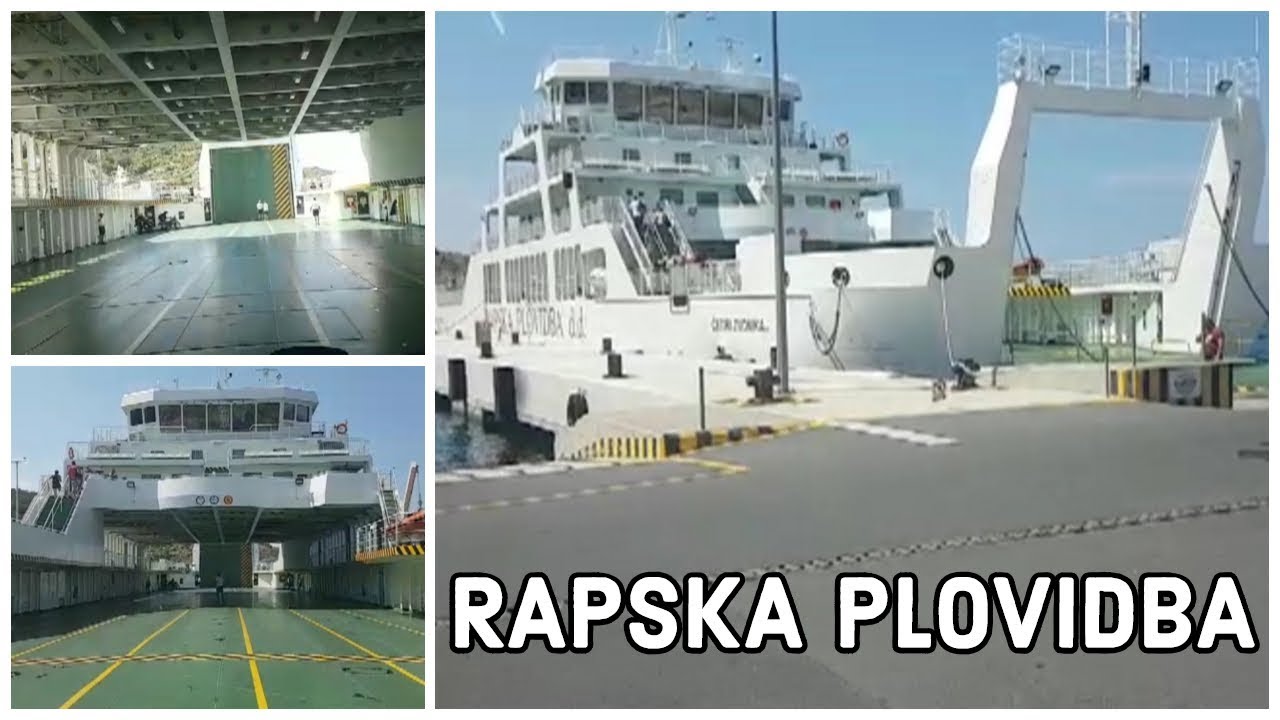Rapska Plovidba,Trajekt Četiri Zvonika | Stinica-Rab | Docking In and Out of Ferry