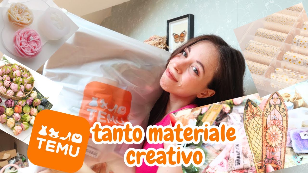 MEGA UNBOXING CREATIVO DA TEMU - una valanga di materiali stupendi