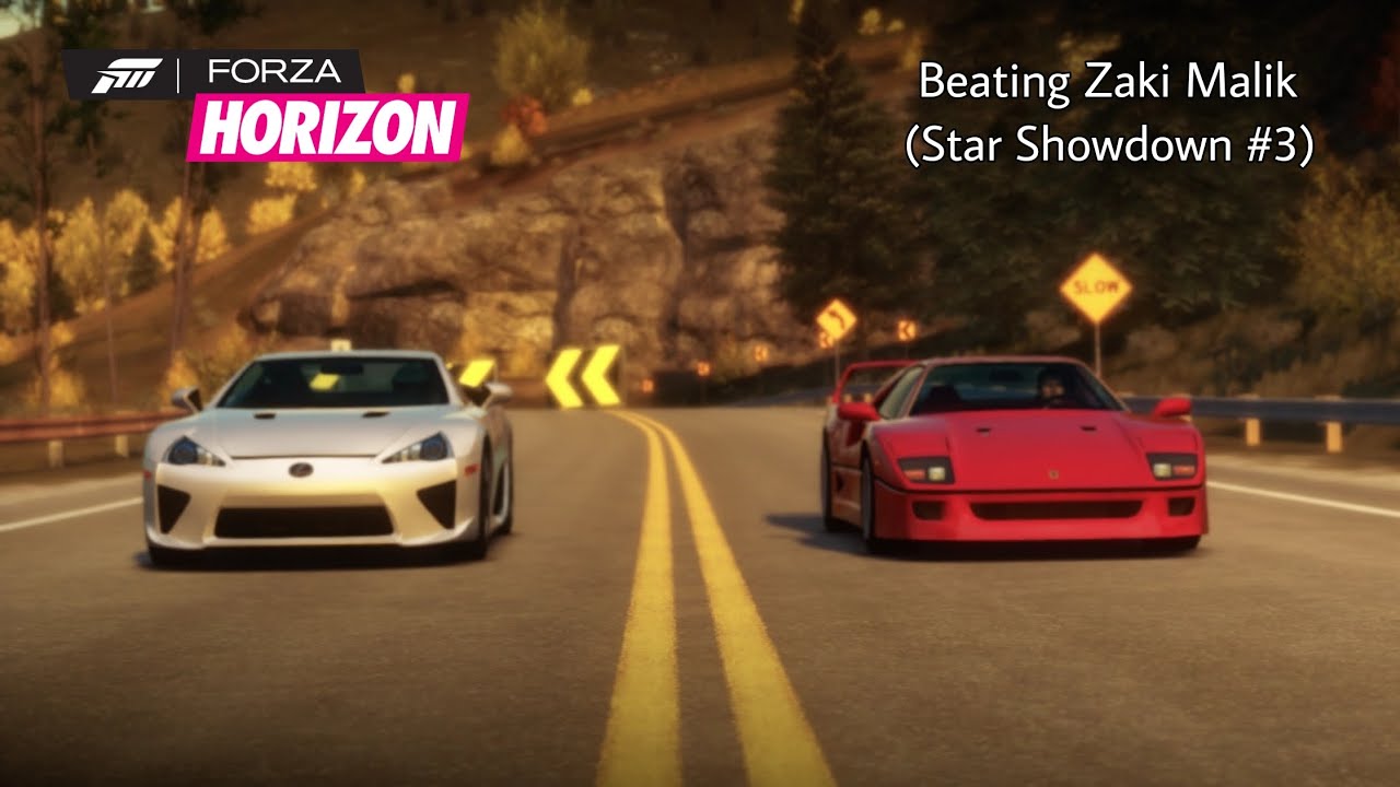 Forza Horizon 1 (X360) - Beating Zaki Malik (Star Showdown #3)