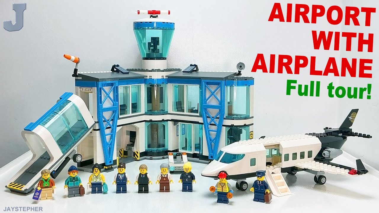Распаковка, обзор и демонстрация набора LEGO City 2026 «Аэропорт с самолетом» (60502).