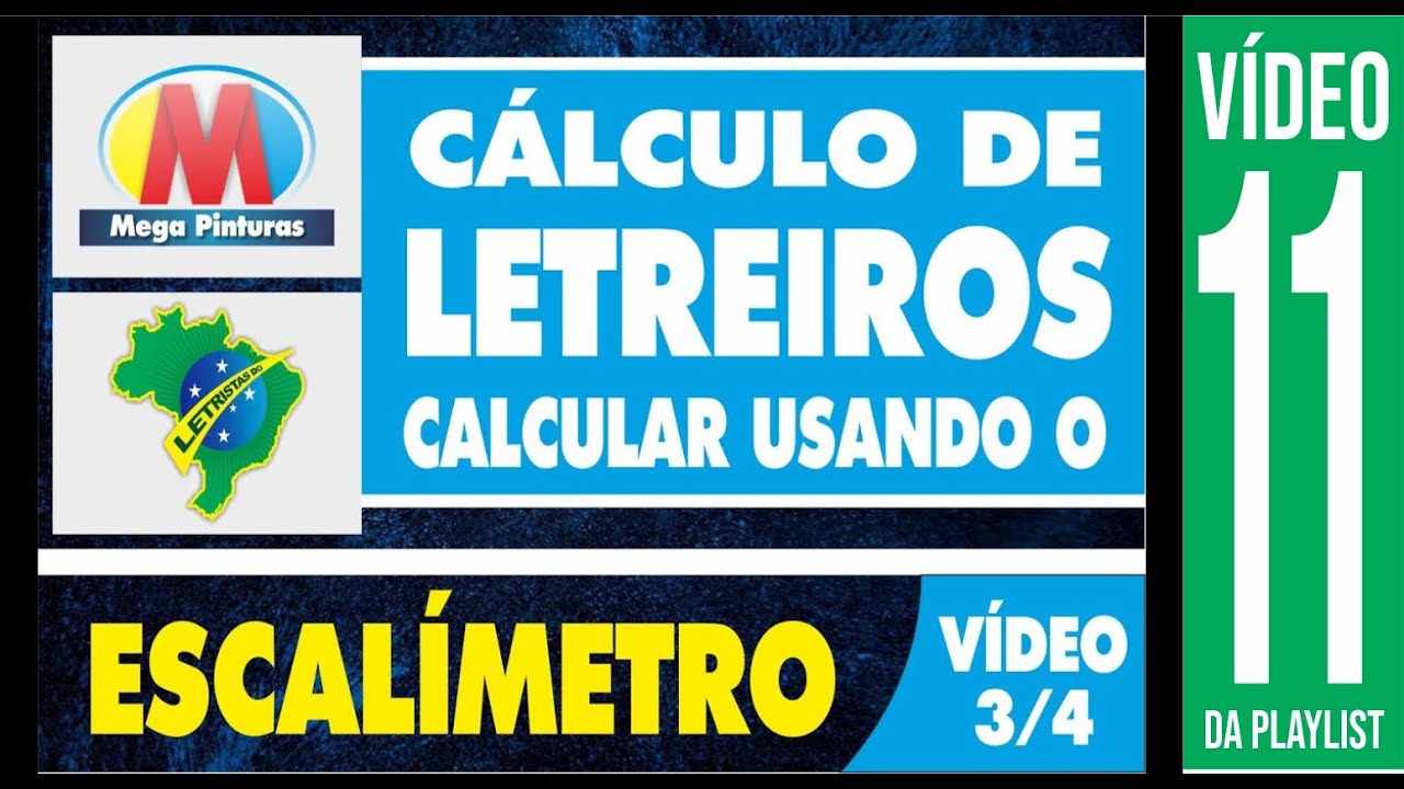 COMO USAR  O ESCALÍMETRO PRA RISCAR LETREIROS LETRAS