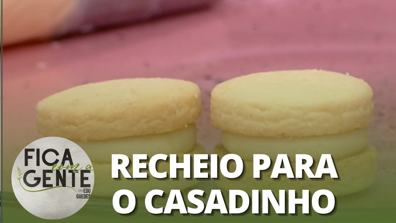 Biscoito casadinho recheado com brigadeiro de limão siciliano | Fica com a Gente