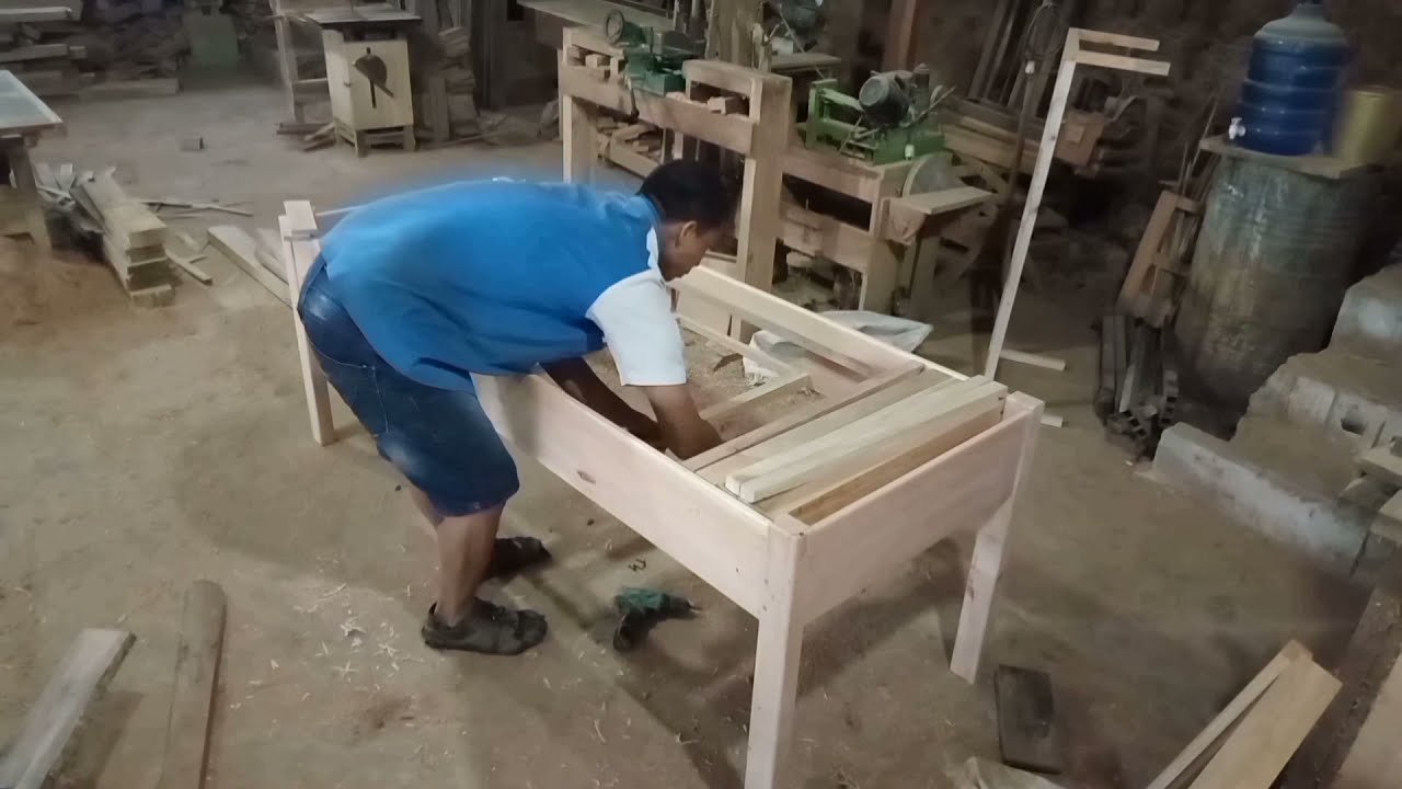 Dipan/ranjang laci untuk pijat akupuntur