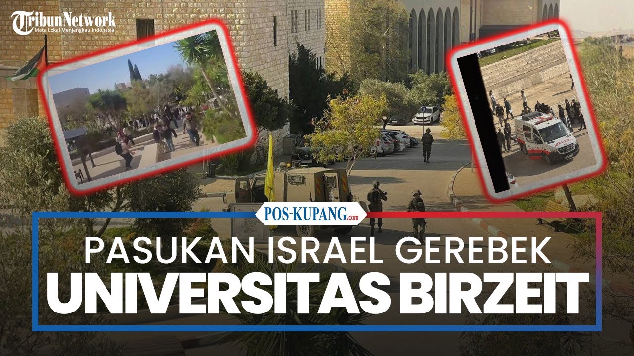 Pasukan Israel Gerebek Universitas Birzeit di Tepi Barat